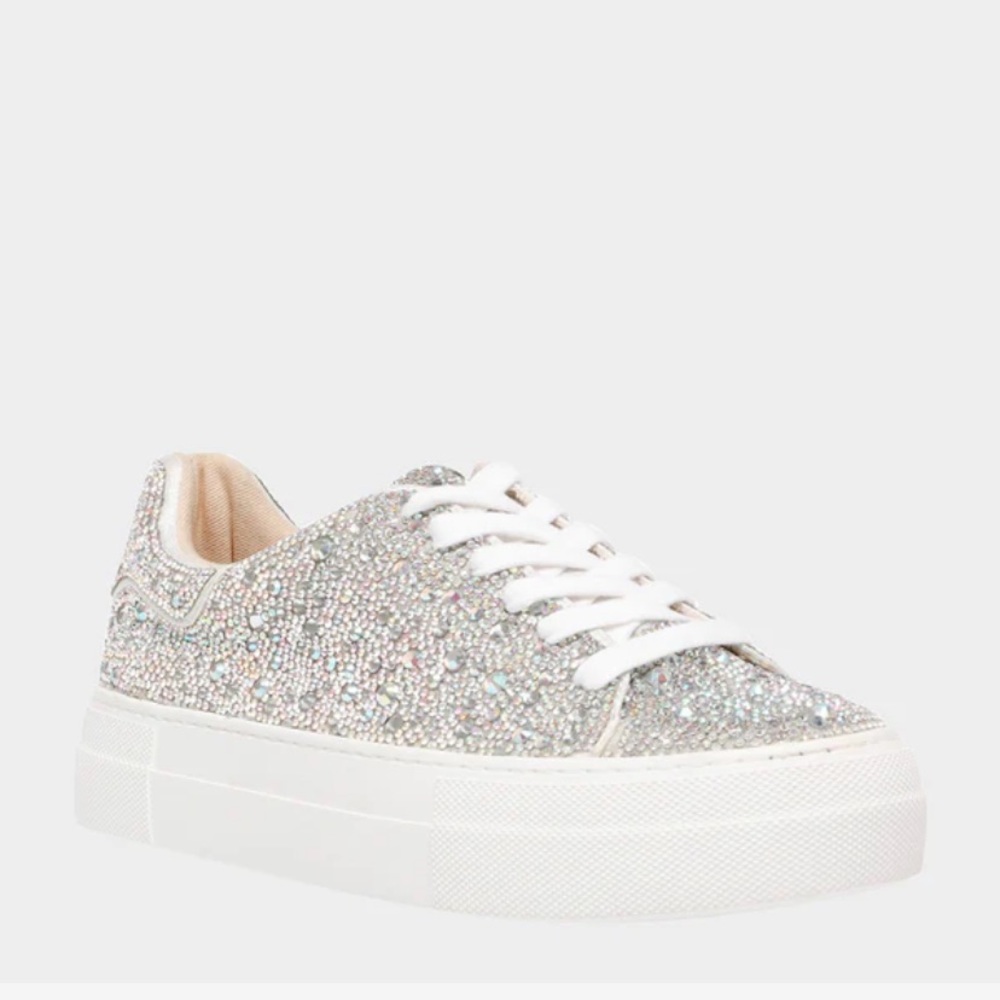 COPY - Betsey Johnson rhinestone sneakers, size 9.5.  Taylor Swift, The Eras To…